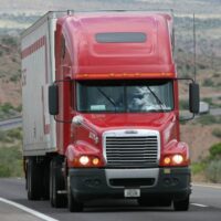 Truck-on a road Truck-on a road